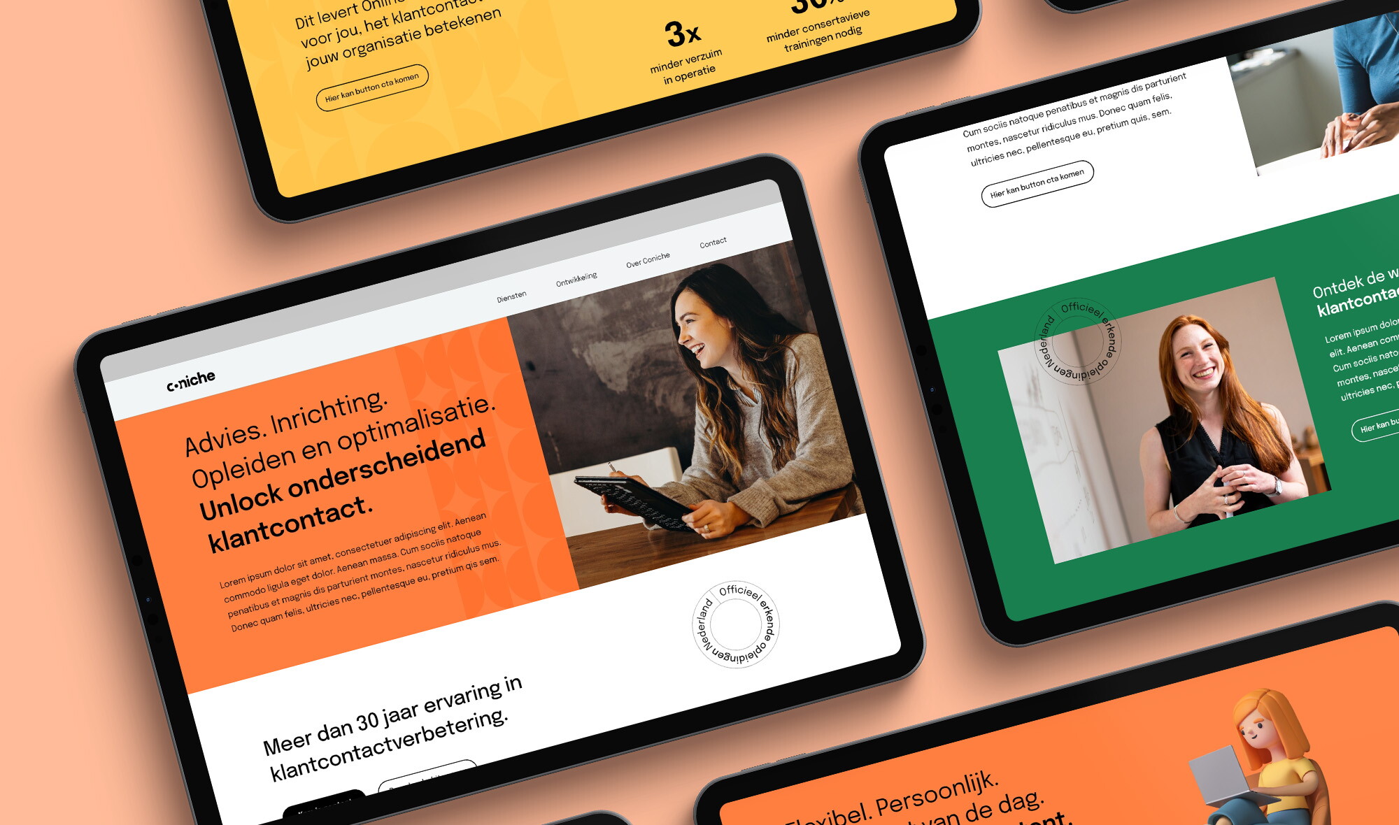 Coniche ipads collage