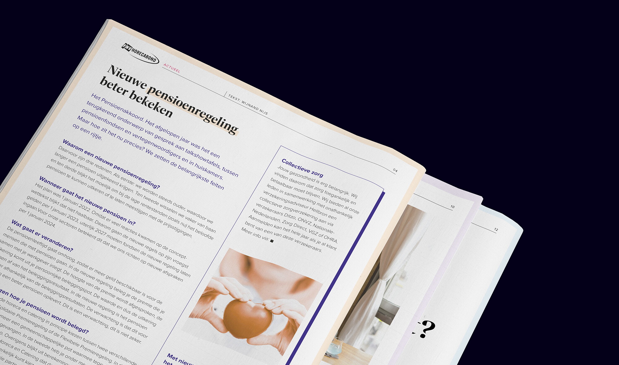 Horeca info magazine closeup