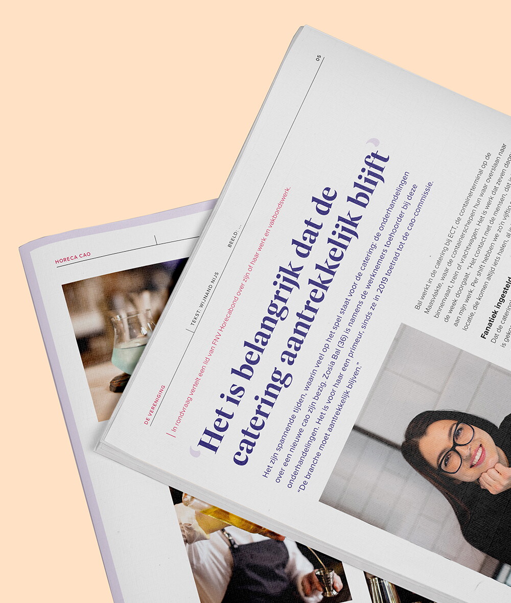 Horeca info magazine closeup