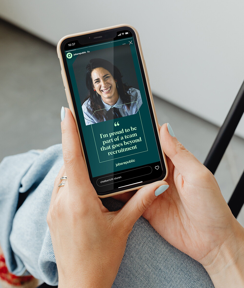 Jobsrepublic Instagram story preview