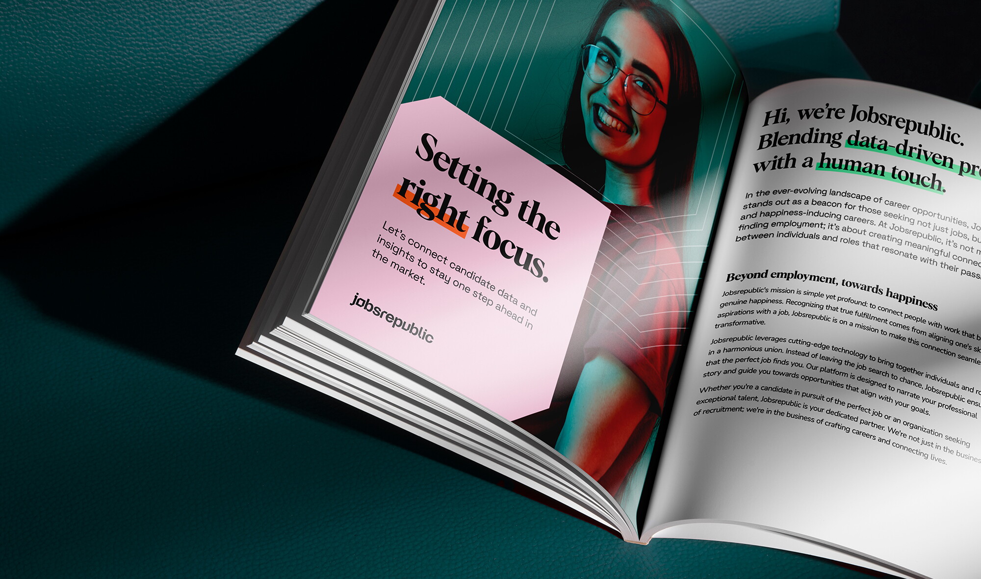 Jobsrepublic open boek met nieuw ontwerp