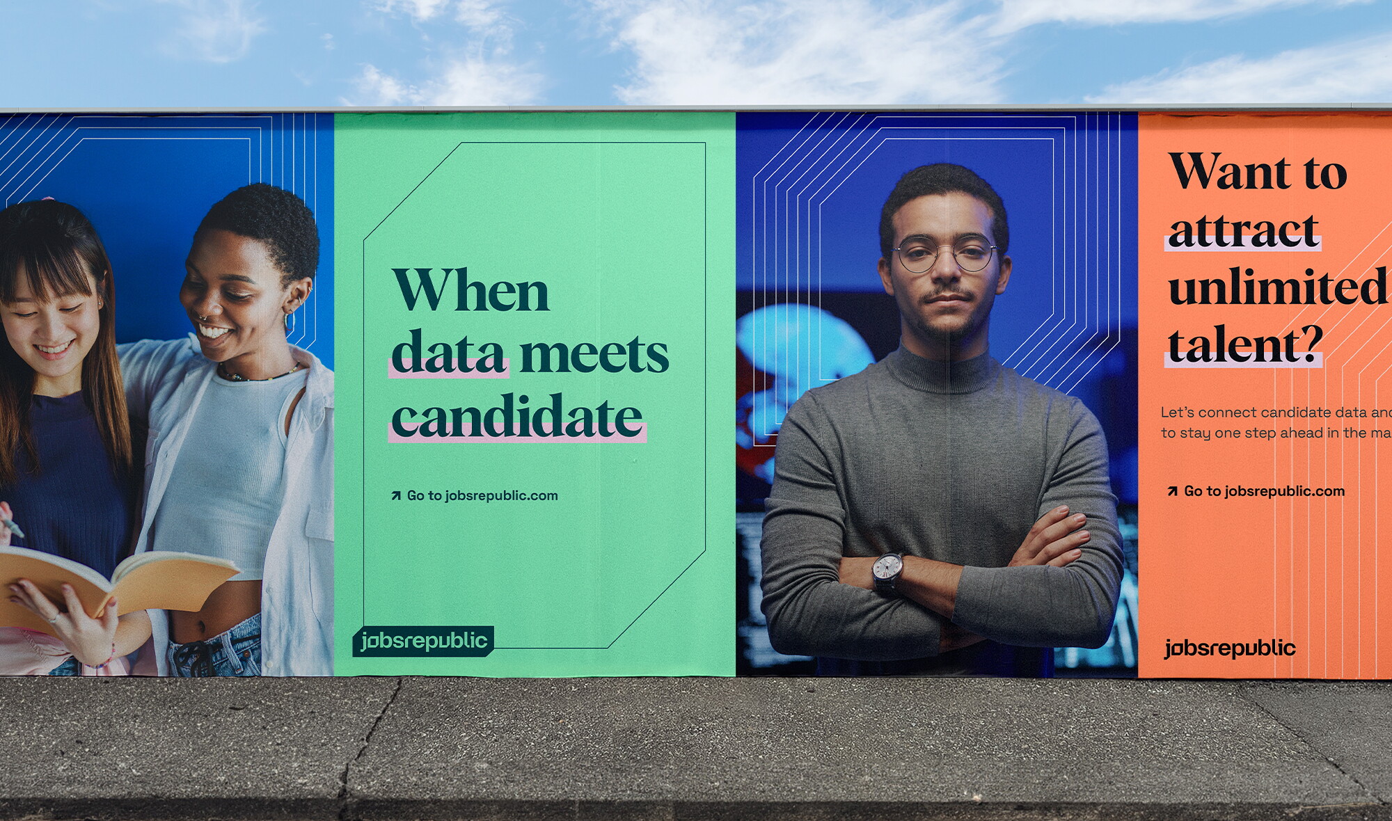 Jobsrepublic Muur posters