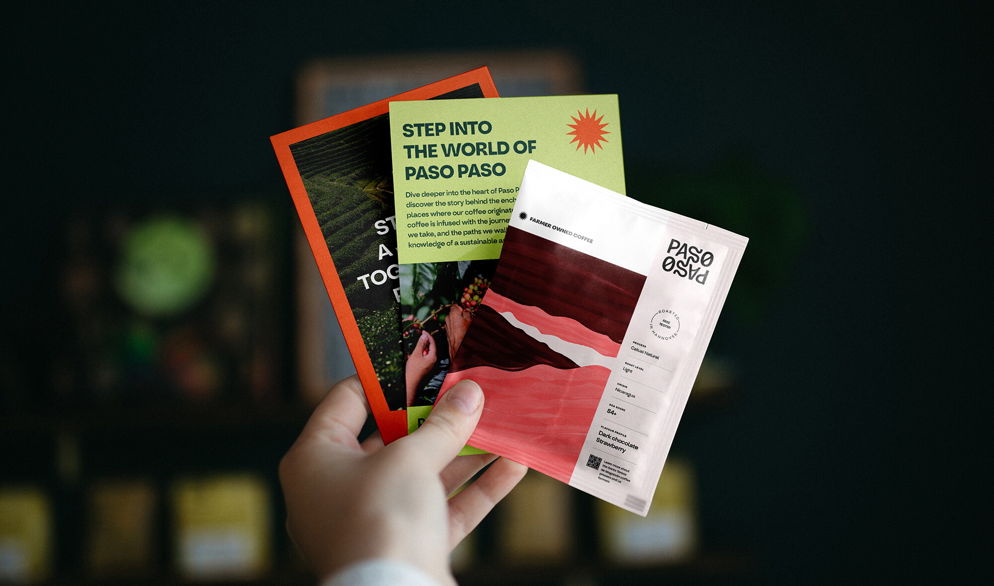 Paso Paso koffie samples