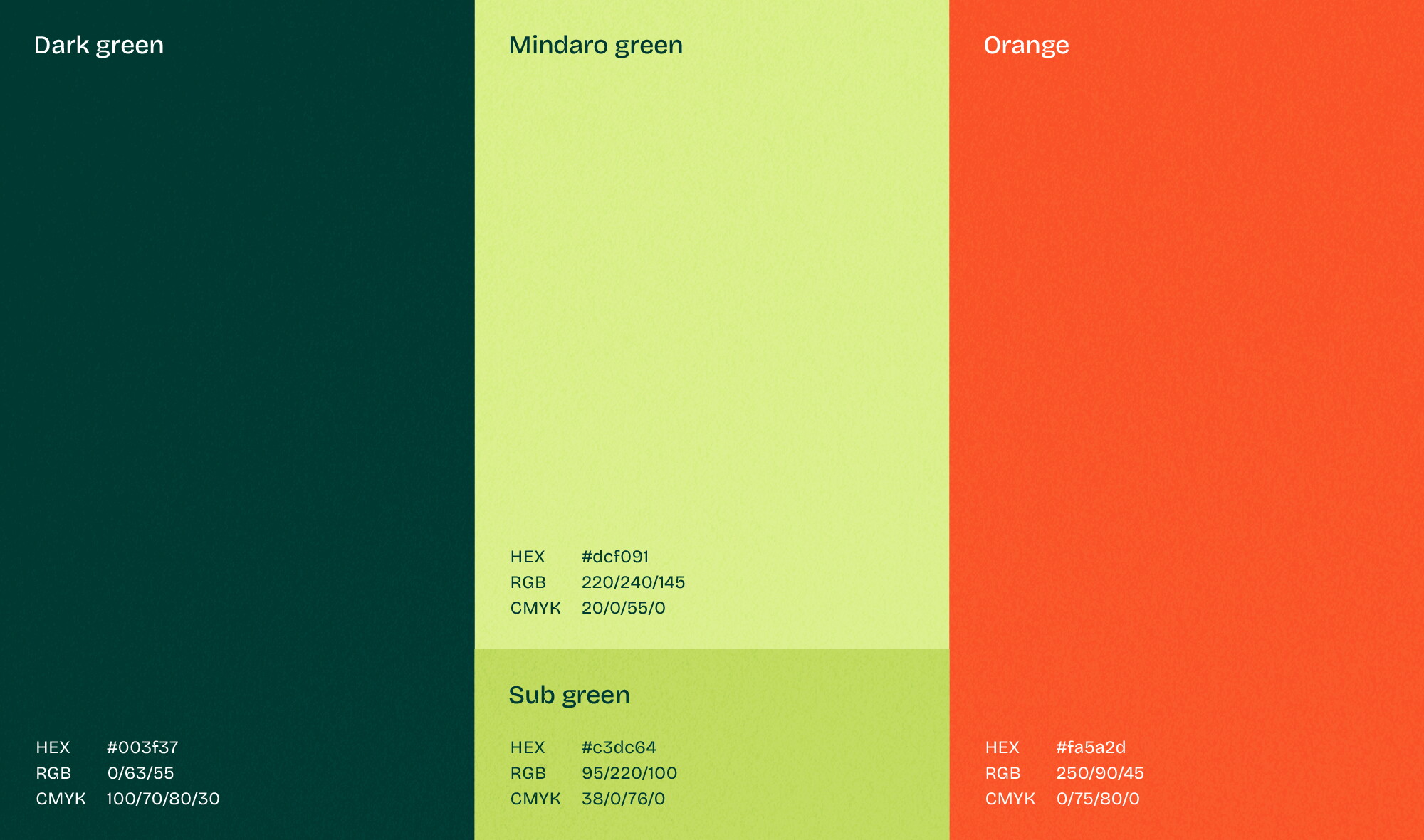 Paso Paso primair kleurenpalet