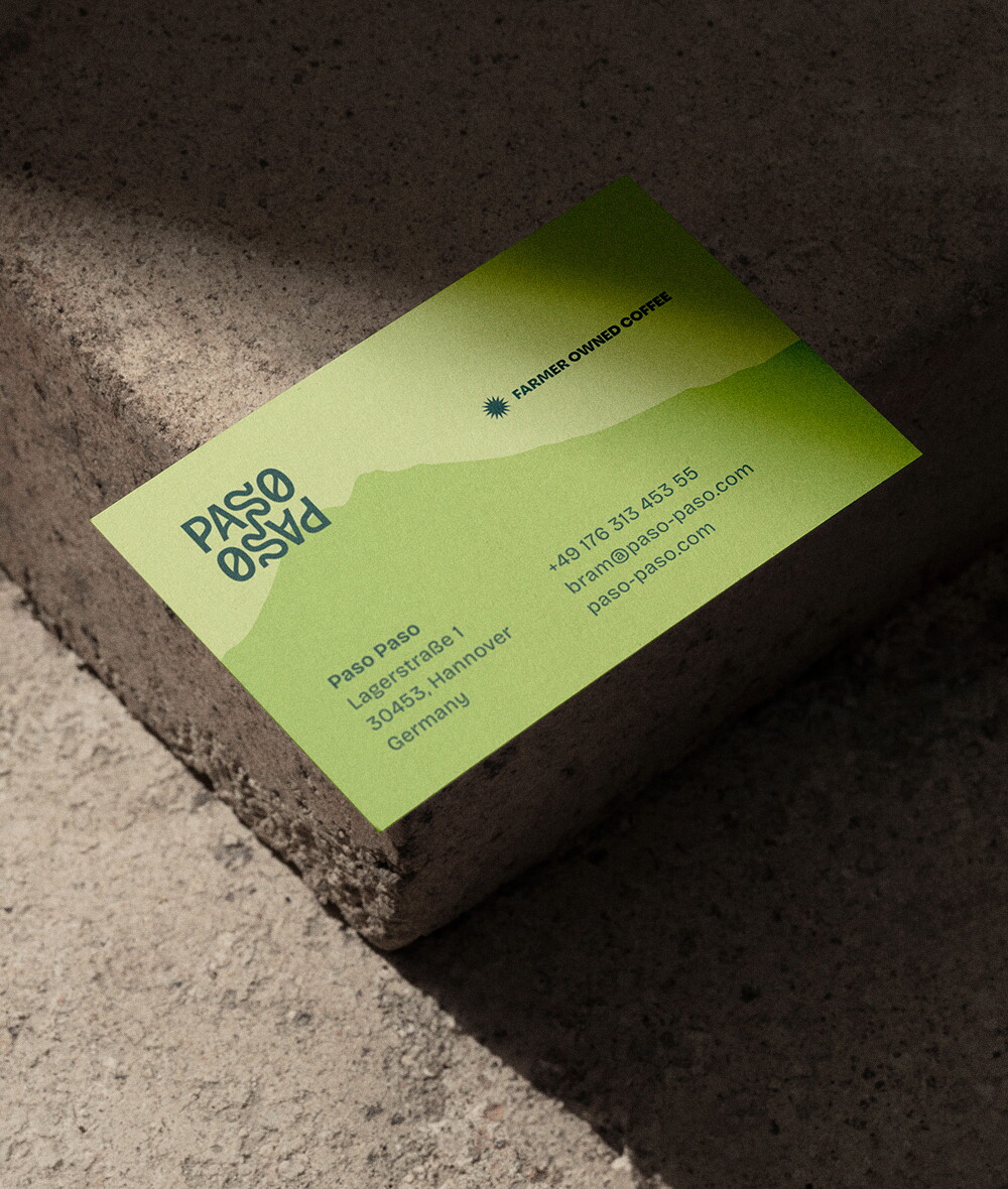 Paso Paso visitekaartje